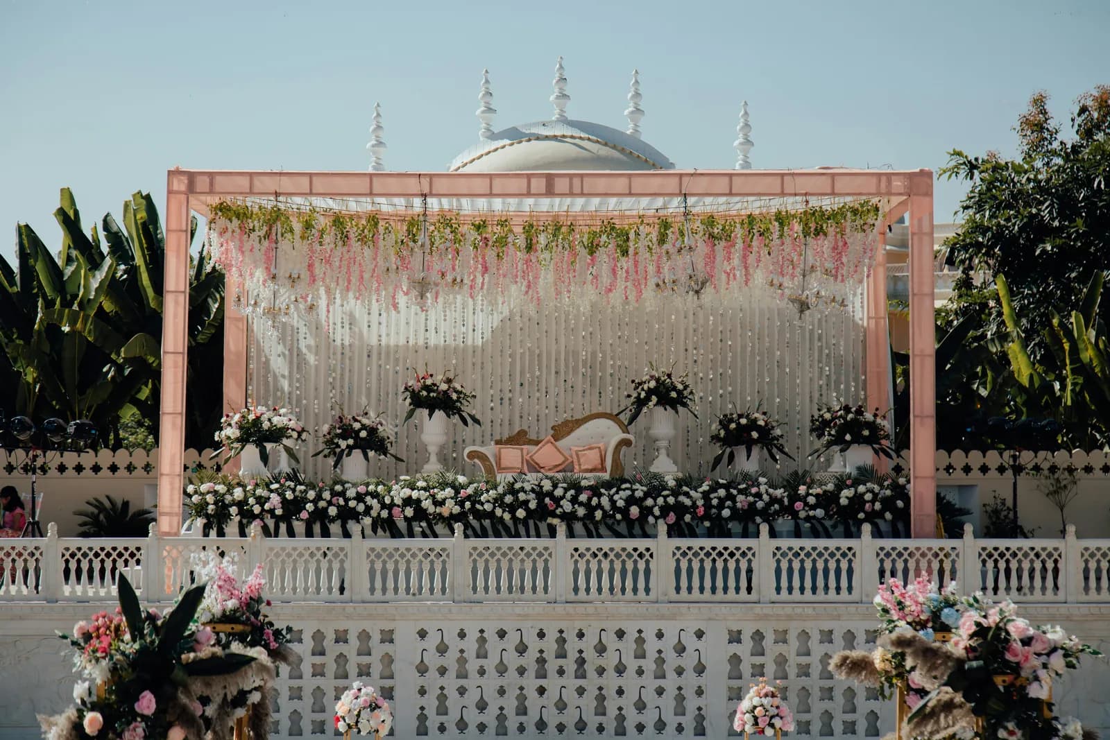 Event venue styled for a celebration