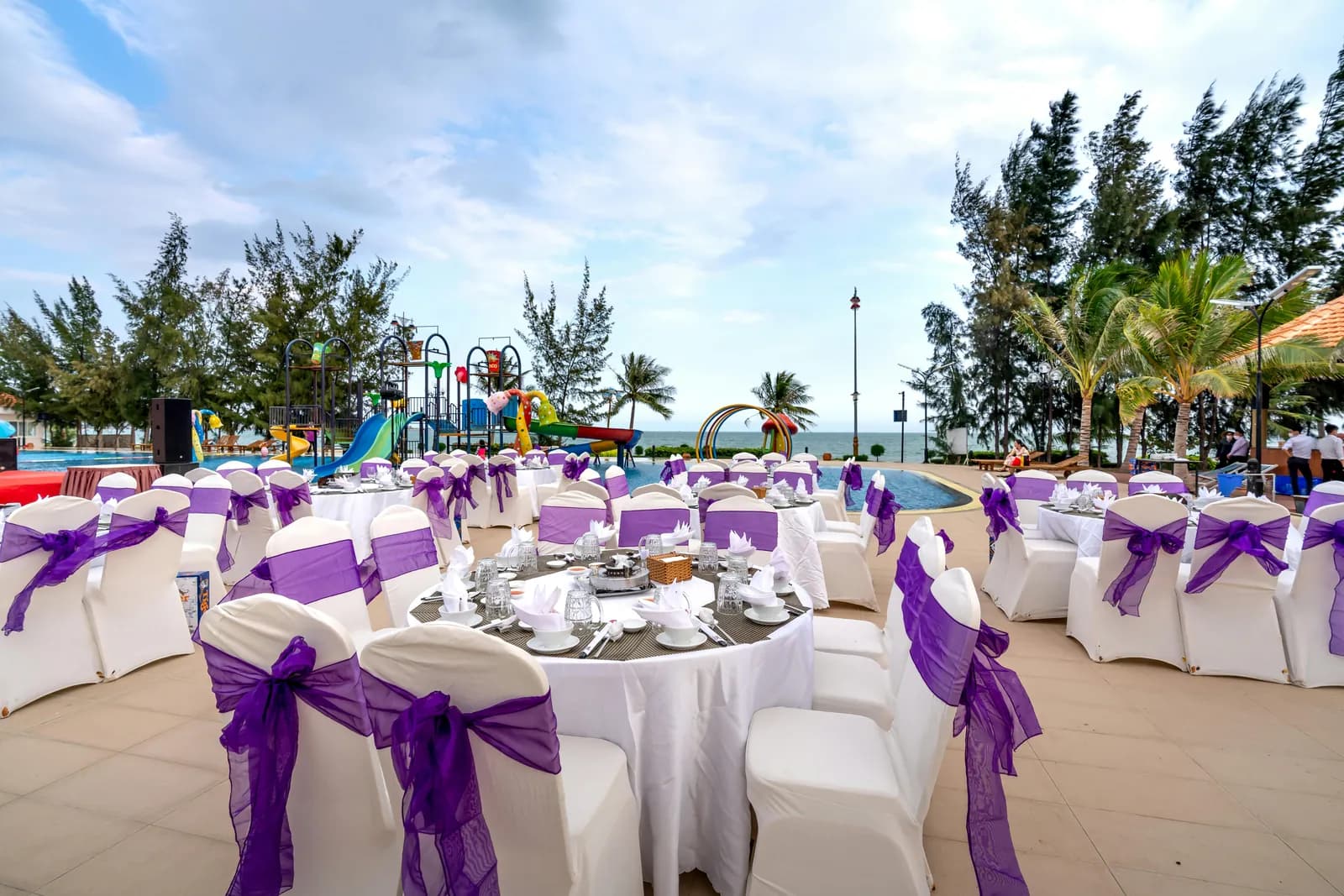 Event venue styled for a celebration